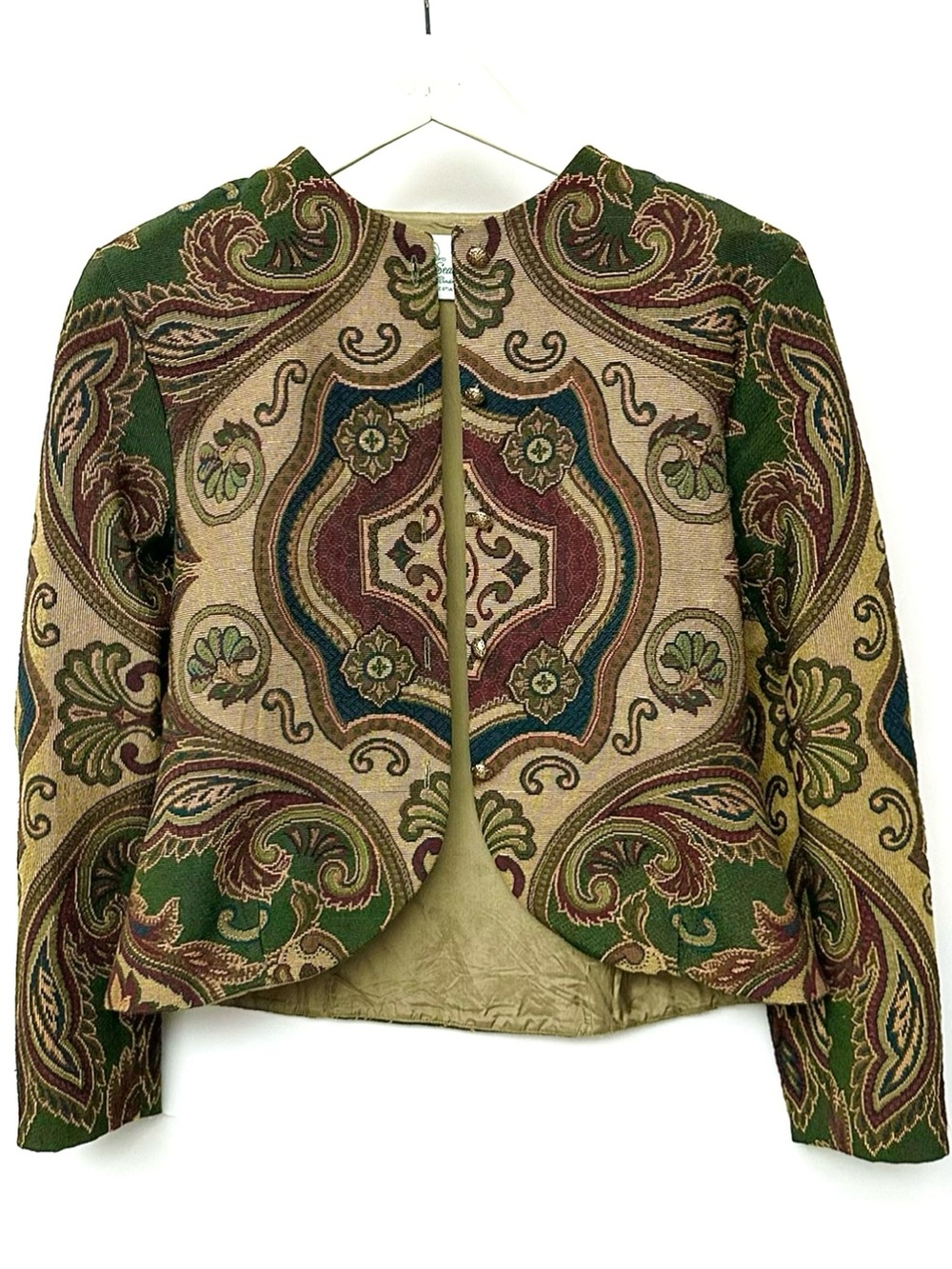 Suttles & Seawinds by Vicky Lynn Bordon rare jacquard jacket